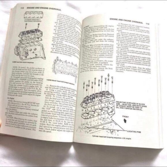Chilton Repair Manual Auto Tune Up Chevy S-10 Blazer GMC S-15 Jimmy 1982-87 - Picture 4 of 7